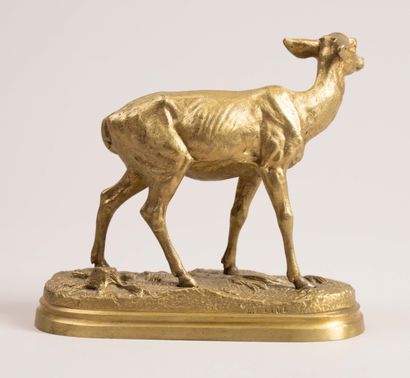 Alfred DUBUCAND (1828–1894)

 Doe

Bronze...