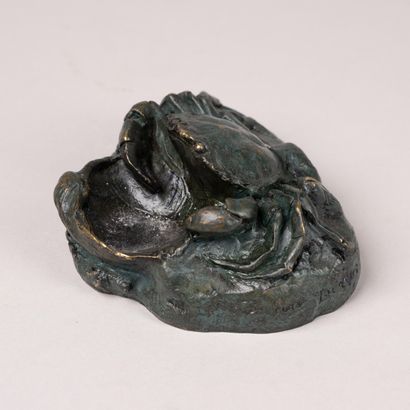 Aimé-Jules DALOU, d’après 
Crabe et coquillage...