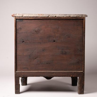 Mid-century chest of drawers with a curved...