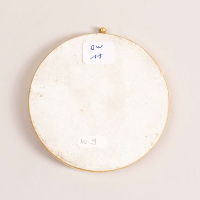 SEVRES, in the style of 

Porcelain medallion...