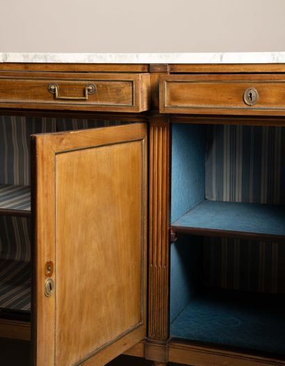 Louis XVI-style sideboard in mahogany and...