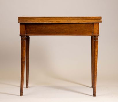 Game table with a folding checkerboard top...