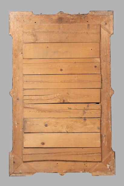 Large antique mirror from the Third Republic...