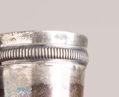 Liqueur set consisting of 12 800-th silver...