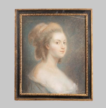 Late 18th-century French school 
Portrait...