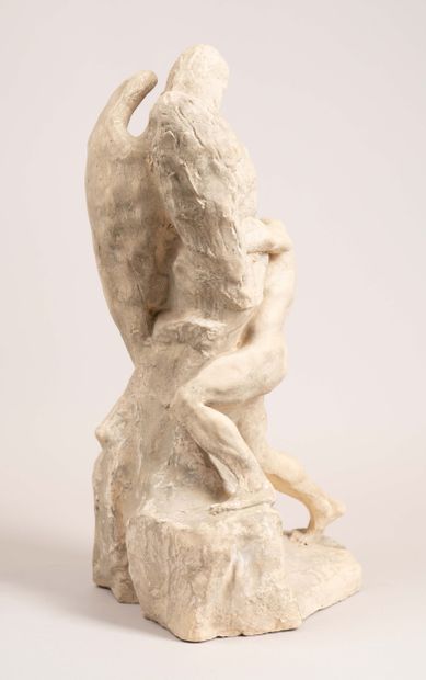 Carli, plaster model of the statue in Place...