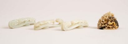 China, 20th century
Three brooches and one...
