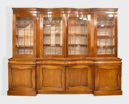 Bibliothèque à deux corps en diminutif à...