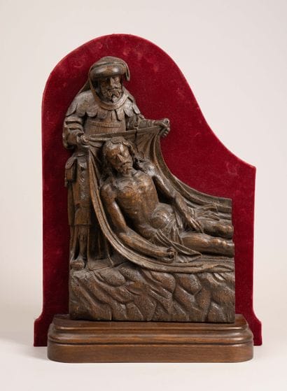 Groupe l'ensevelissement du Christ
Bois décapé
Bourgogne...