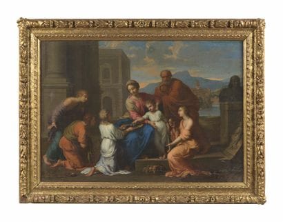 Nicolas LOIR (Paris, 1624 - 1679)
La Sainte...