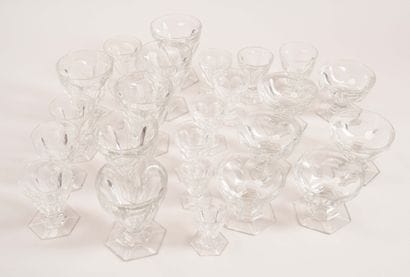 BACCARAT - Bambou Set, including:
- 6 water...