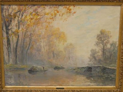 Henri FOREAU (1866–1938)
River Transport
Oil...