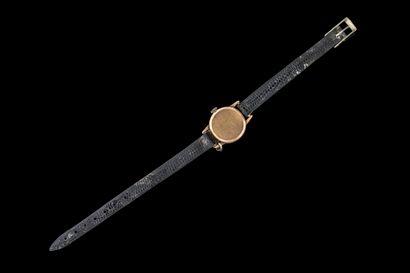 ESTIMATE. Ladies' watch case in yellow gold...