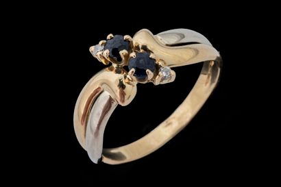 AUGIS. Bague style rencontre « toi et moi...