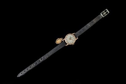 ESTIMATE. Ladies' watch case in yellow gold...