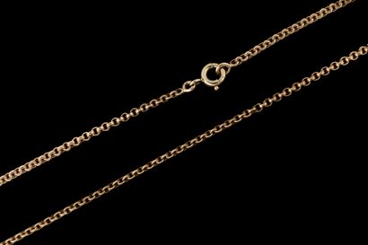Chaîne maille jaseron en or jaune (750 millièmes)....