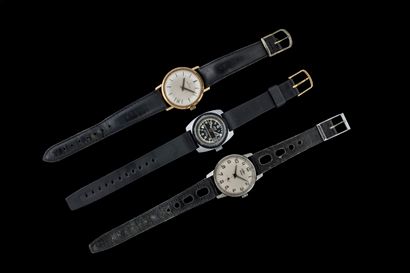 Set of three watches: 
- A men's ZENITH in...
