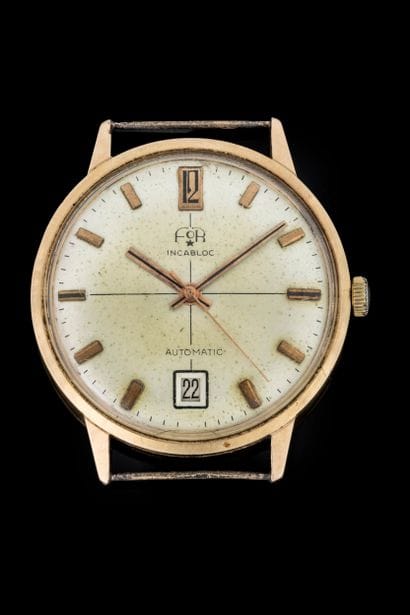 FOR. Men's watch in yellow gold (750 parts...