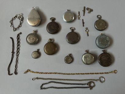 Lot of damaged pocket watches: