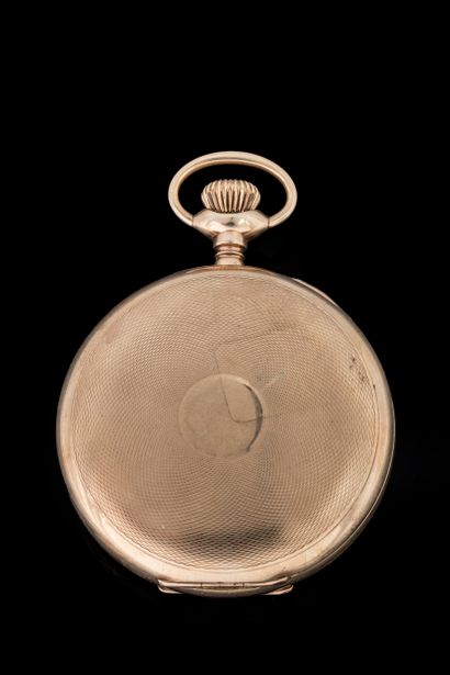 ELGIN. 385-millièmes/9k pocket watch. 
Weight:...