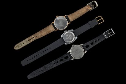 Set of three watches: 
- A men's ZENITH in...