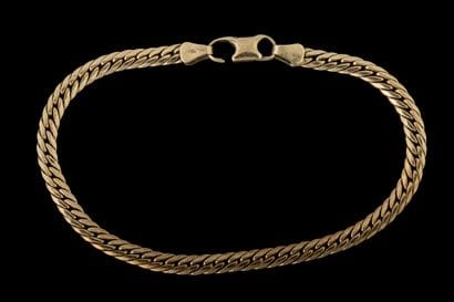 Bracelet maille anglaise en or jaune (750...