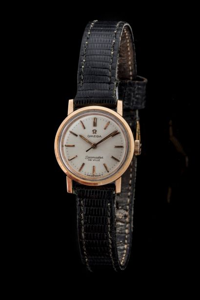 OMEGA. Seamaster ladies' dress watch, yellow...