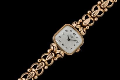 AURORE LUXE. Women’s wristwatch in yellow...