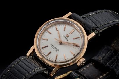 OMEGA. Seamaster ladies' dress watch, yellow...