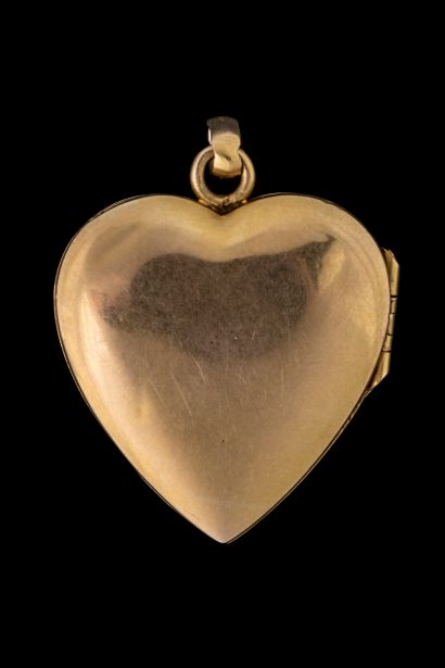 Pendentif souvenir porte photo ouvrant en...