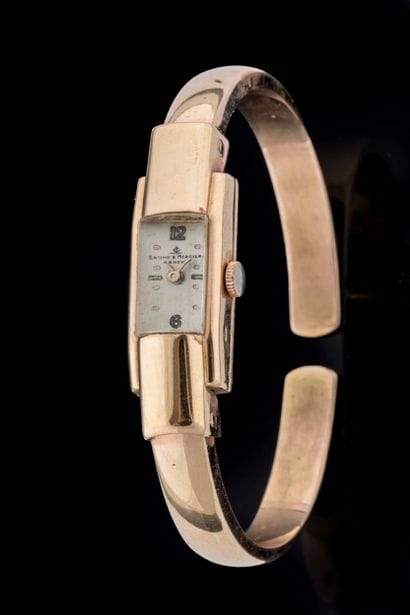 BAUME ET MERCIER GENEVA. Yellow gold (750)...