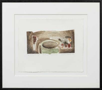 Lot de 5 estampes :
- WEISS Irène, La tasse...