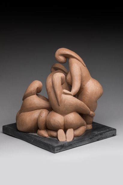 A. FRIAUD-PASQUIET (XXe-XXIe)
« 4 nus » 1991
Groupe...
