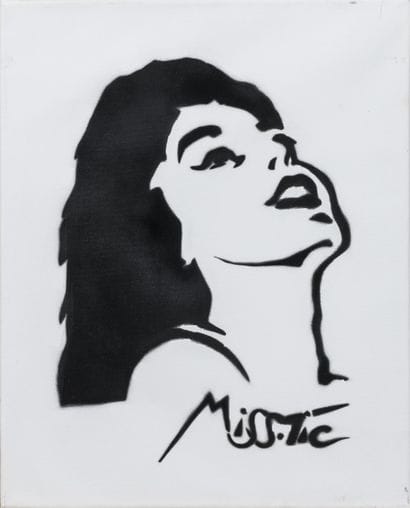 Miss.Tic (1956-2022)
Portrait
Pochoir signée...