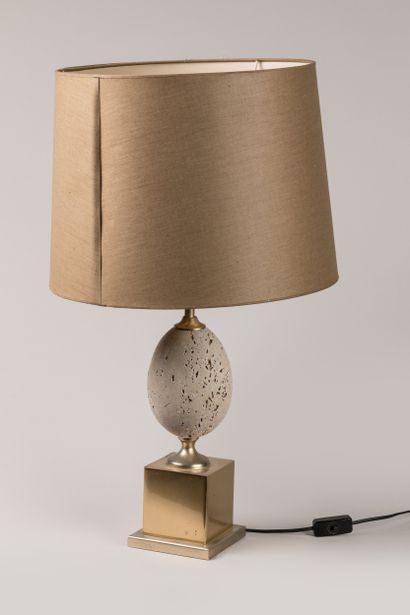 PHILIPPE BARBIER (ATTRIBUE A)
Lampe de salon.
Le...