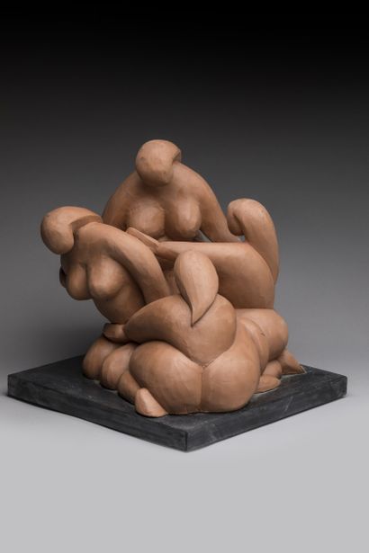 A. FRIAUD-PASQUIET (XXe-XXIe)
« 4 nus » 1991
Groupe...