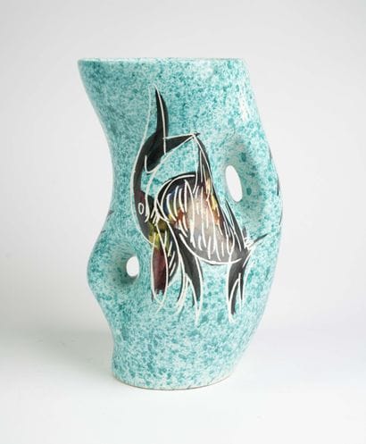 Yvan BORTY à Vallauris,
Vase en céramique...