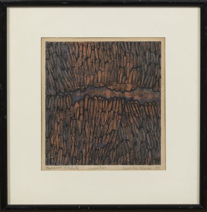 Lot de 4 estampes :
- NAVARRO MF, Série Fragments,...