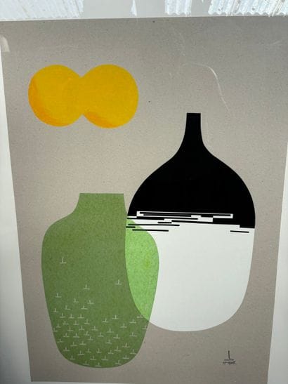 Ecole Moderne
Bouteille et vase aux deux...