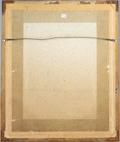Pair of drawings, green branches,
29 x 23...