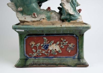 VIETNAM, early 20th century 
Polychrome ceramic...