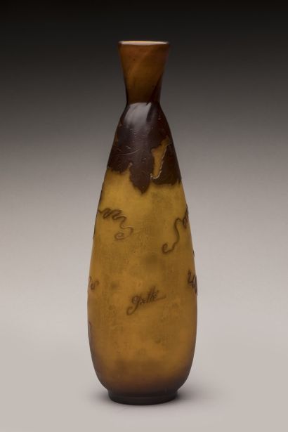Etablissement Gallé

Bottle vase in acid-etched...