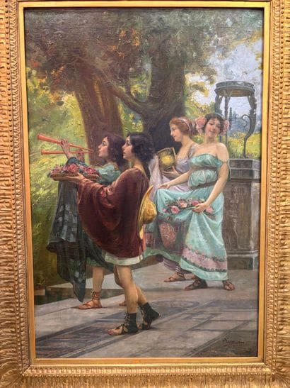 Emilio Vasarri (1862 - 1928)
Vestales 
Huile...