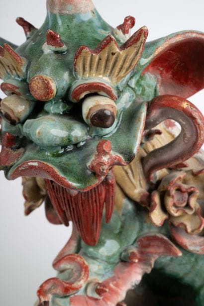 VIETNAM, early 20th century 
Polychrome ceramic...