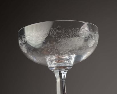 Service de verres en cristal de St Louis...