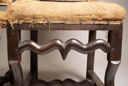 Two so-called “sheep’s bone” chairs with...
