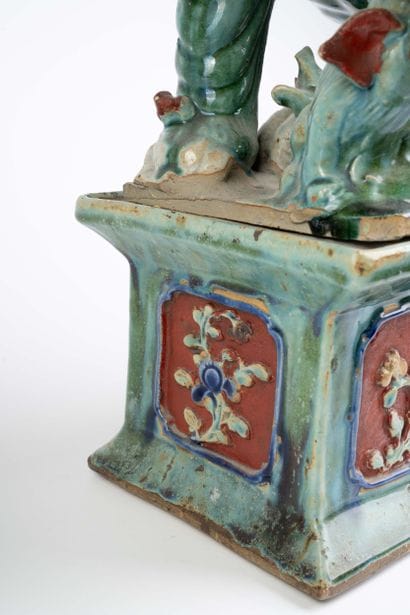 VIETNAM, early 20th century 
Polychrome ceramic...
