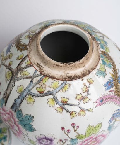 CHINA, 20th century 
Two lidded porcelain...
