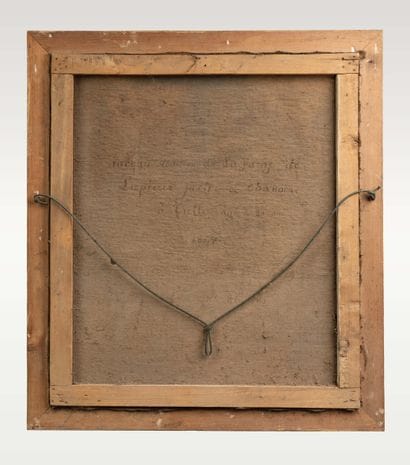 19th-century school,
Portrait of Canon de...