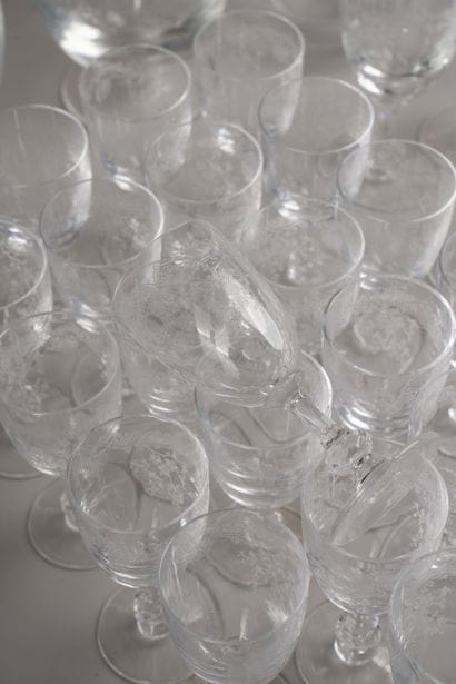 Service de verres en cristal de St Louis...